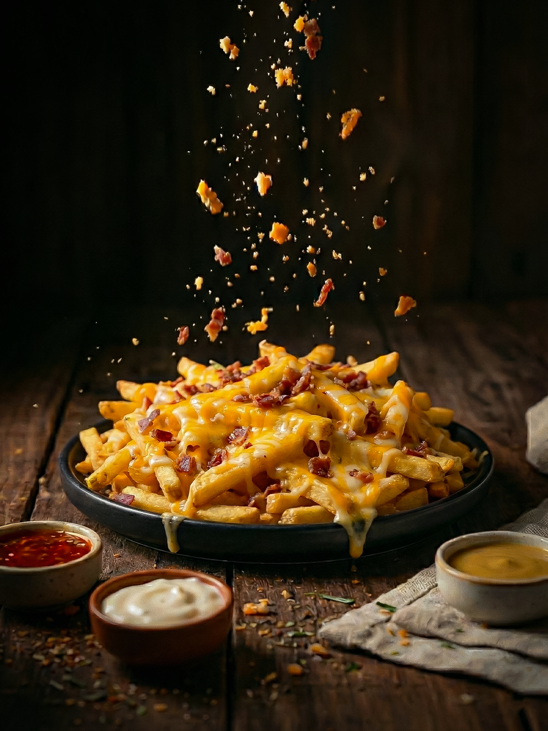 Crispy Golden Fries - The Arabian Chicken Bites